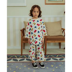 벨리타앤보이즈 버스앤트럭 올오버 7부티크롭상하복 BK5AST01CM