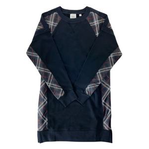 버버리 키즈 빈티지 체크 패널 코튼 드레스 8011813 A1189