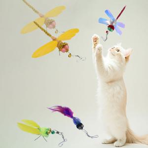 딩동펫 고양이 낚시대 담즙 과일 방울 장난감 리필 4종 세트