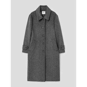 (325Y30LY13) [에잇세컨즈] 스탠 칼라 롱 코트  그레이