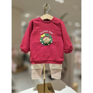 블루독베이비 10 24FW이월 (RD)포인핸드XMAS롱상하세트 (44C13610121)