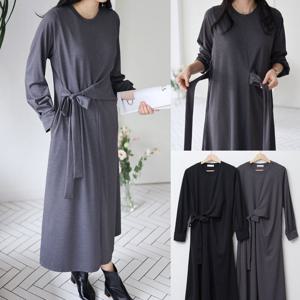 나야홍 / 위쉬몰 SM 사이드리본매듭원피스(V506H510) 빅사이즈