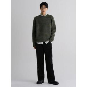 (425Y21LY65) [에잇세컨즈] 코듀로이 세미와이드핏 5포켓 팬츠  블랙