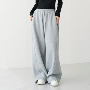 [피핀] 710957 숏/기본/롱 뒷포켓 핀턱 투웨이 기모 팬츠