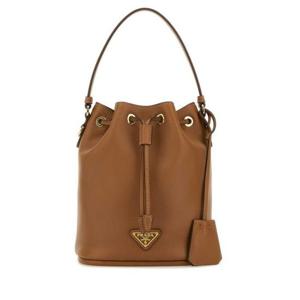 25 FW 프라다 리에디션 1978 브라운 드로스트링 버킷백 1BE067VWOH2CYS