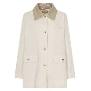 [케네스레이디] 레더카라 버튼 자켓 (EWJKPD0404)