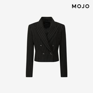 [모조에스핀] 스트라이프 크롭 더블 셋업자켓 (J254XSF106)