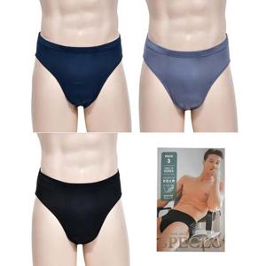 남성 인견 스판 브리프 삼각 팬티 3매입 부드러운