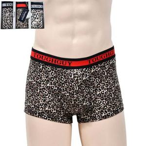 사방스판 뛰어난 착용감 호피패턴 남성 드로즈 3매입