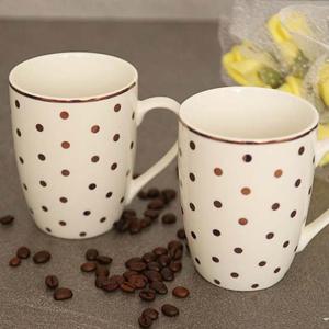 러브앤코리아 골드도트 머그세트 2P