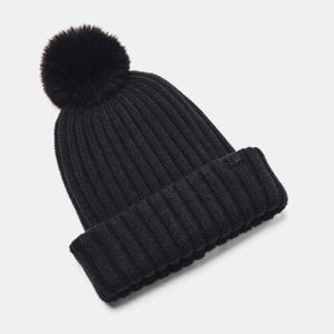 언더아머모자 KQJ 1386637-001 Womens UA Halftime Pom Beanie