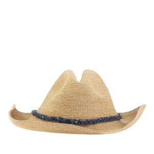 랄프로렌 로고 자수 라피아 와이드 브림 햇 449973194 001