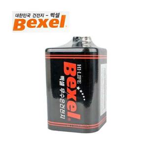 벡셀 무수은건전지/6V/랜턴용/낱개