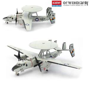아카데미 1대144 미해군 E-2C VAW-113 블랙이글스 프라모델 전투기 비행기 공군기 모형완구