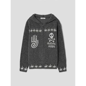 (265Y5AAY14) [에잇세컨즈] 그래픽 후드집업 카디건  애쉬