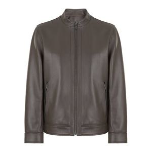 바쏘옴므 램스킨 밴드 카라 레더 자켓 (WSZ3MU94A)