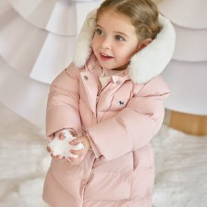 블루독베이비 10 25FW 겨울신상 (PK) 러블리 롱덕다운점퍼 (145C14114111)