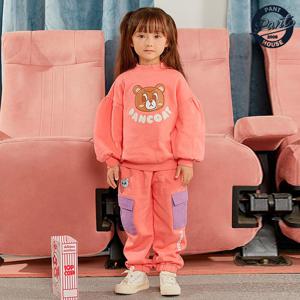 [팬콧키즈] 스노우베어 기모 맨투맨_PKTTICR91W