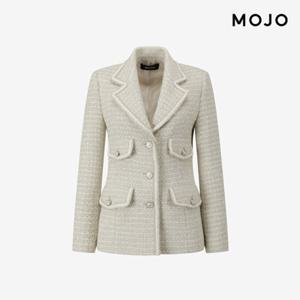 [모조에스핀] 아웃 포켓 트위드 자켓 (J254XSF021)