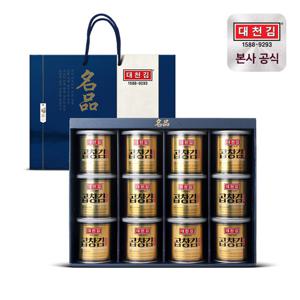 대천김 명품 캔김 세트 30g 12캔 /곱창김 선물세트