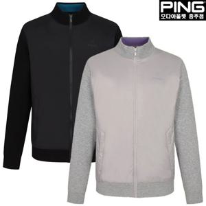 [핑]남성 하이브리드 집업 니트 가디건 111D3SD201_BM_CJ