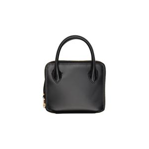 25 FW 꼼데가르송 여성 블랙 미디엄 핸들 지갑 261230F040011