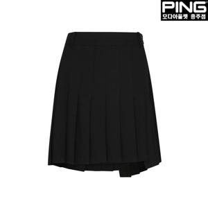 [핑]여성 변형 플리츠 큐롯 스커트 121D3PC181_BK_CJ