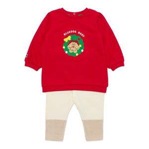 블루독베이비 10 FW24이월상품 (RD) 포인핸드XMAS롱상하세트 (144C1361012)