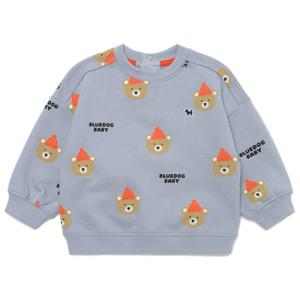 블루독베이비 10 24FW이월상품 (BL)베어 드랍숄더 스웨트셔츠 (144C1433404)