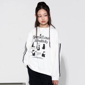 [더데이걸]융기모 캐릭터 박스핏 스웻셔츠TGMA24T14_IC