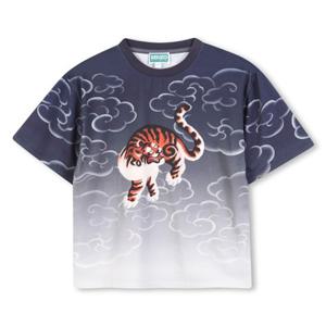 [겐조키즈][KENZO GALAXY]전판 코토라타이거무늬반팔티셔츠Z256AFT125