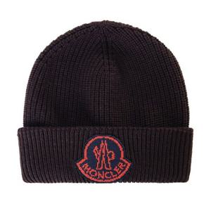 (명품) 몽클레어 빅픽셀 로고 패치 울 비니3B0001