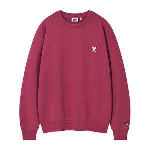 [와키윌리]와키윌리 키키 로고 맨투맨 버건디 WA2503CR01BU