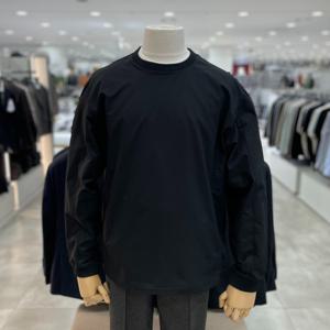 [지오지아]드로우스트링 우븐 맨투맨_AGE4TR1601_BK_DG