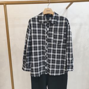 [크레송]퍼프소매  체크남방  NFCGBG08ADG