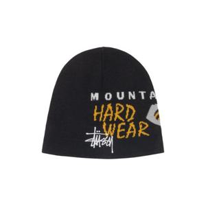 스투시 x 마운틴 하드웨어 메리노 울 스컬캡 블랙 OU7294Black