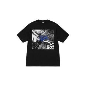 스투시 크리에이션 티셔츠 피그먼트 다이드 블랙 1905011BLACK