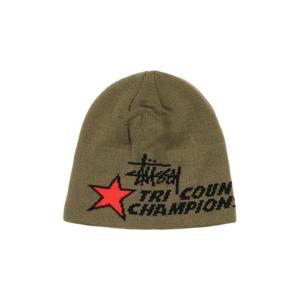 스투시 스컬캡 트라이 카운티 아미 그린 132124ArmyGreen