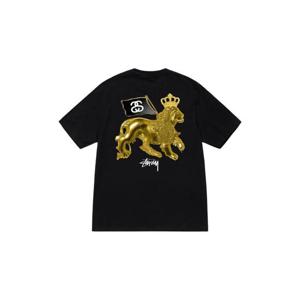 스투시 골드 라이언 티셔츠 블랙 1904916Black