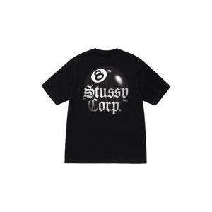 스투시 8볼 코퍼레이션 티셔츠 블랙 1904868BLACK