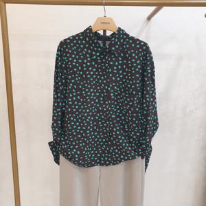 [크레송]보들보들 패턴  블라우스 NFCGBG06ADG