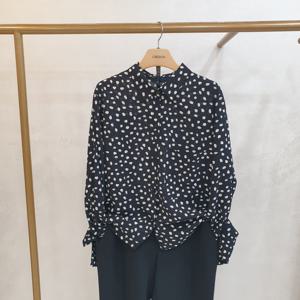 [크레송]보들보들   패턴 블라우스  NFCGBG06DG