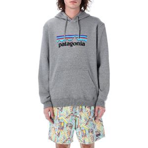 파타고니아 P-6 로고 업라이절 후드티 39622 GLH