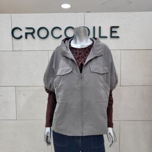 [크로커다일레이디]가오리핏 하프 베스트CLEFVT102-GY_BP