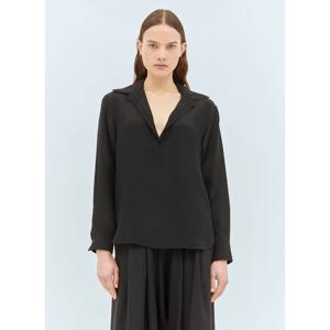 막스마라 크레이프드신 실크 셔츠 2421116022670 004