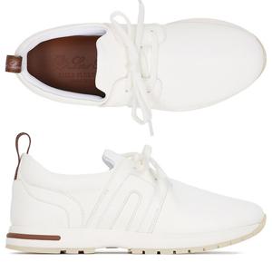 로로피아나 25FW 화이트 360 플렉시 워크 스니커즈 FAO0211 1000