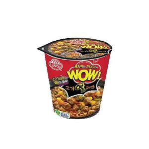[오뚜기] 오뚜기 와우 고기열라면 소컵 80g 12개