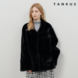 [탱커스]하프넥 후크 페이크 퍼 자켓 (TX4JK012L0)