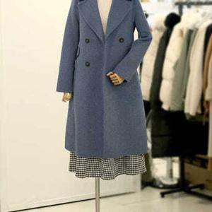 [메종블랑쉬]빅 카라 더블 울 롱 코트 ARM244JCOB01A