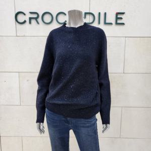 [크로커다일레이디]스팽글 반짝이 니트CLFSSW001-NY_BP